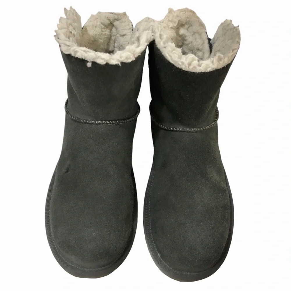 Koolaburra by UGG Grey Suede Winter Boots size 10